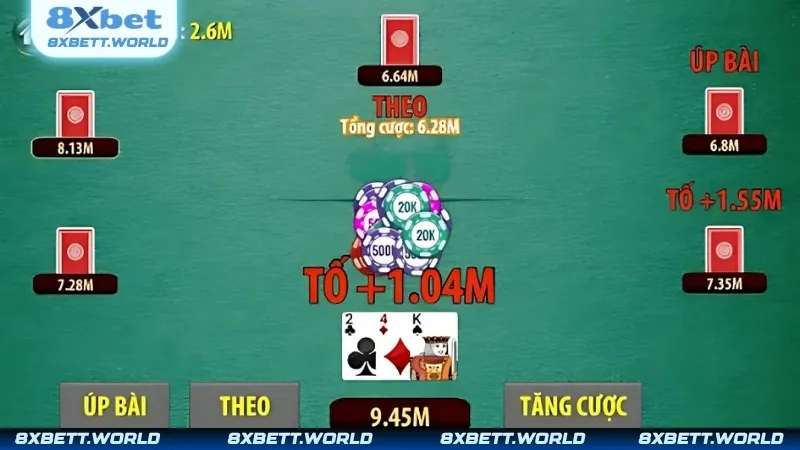 Công thức tính tiền thắng thua trong một ván đấu