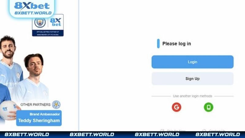 Những điều kiện cần thiết để đăng nhập vào 8XBET