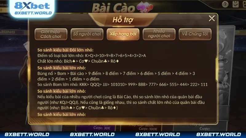 Luật chơi chi tiết dễ hiểu cho các tân thủ muốn thử sức