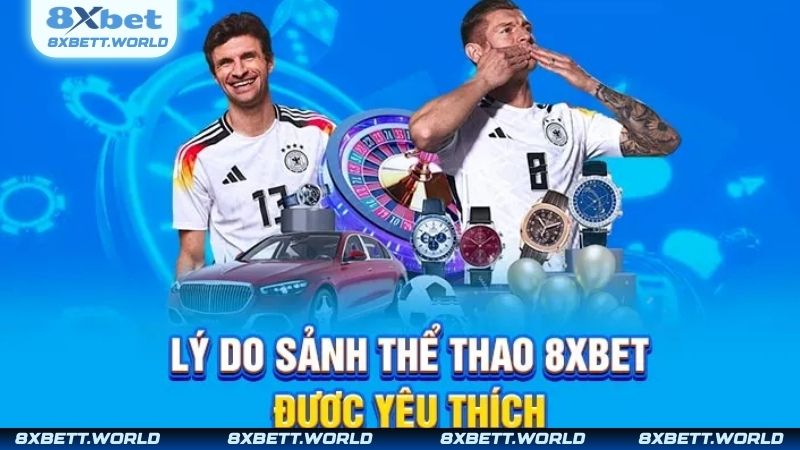 Sảnh cược thể thao tại 8XBET – Không gian cá cược đẳng cấp dành cho cược thủ hiện đại